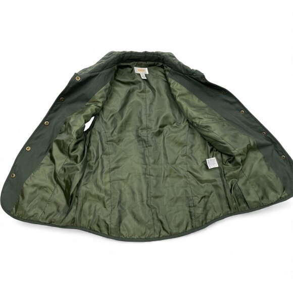 Talbots Olive Green Quilted Horse Riding Equestrian Vest Jacket Petites 0 - Picture 9 of 9